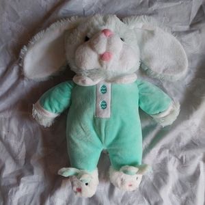 Dandee Cottage Bunny Plush with Slippers